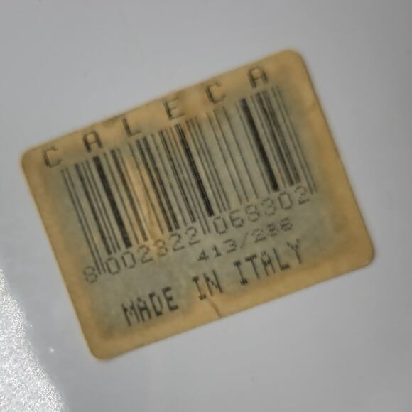 VTG Caleca Pasta Platter Spaghetti Bowl Set White Ceramic Hand Painted Italy - Picture 11 of 16